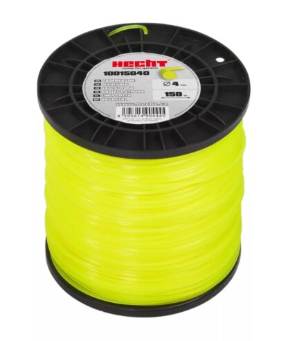 HECHT 10015040 4 mm x 150 m, Runder Ersatzfaden Rasentrimmer