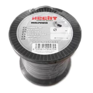 HECHT 10336024 2.4 mm x 360 m, Runder Ersatzfaden DUAL POWER Rasentrimmer