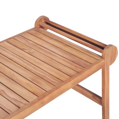 Couchtisch 100x50x45 cm Massivholz Teak - Image 6