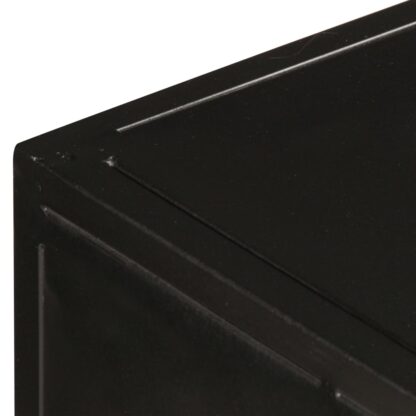 TV-Schrank 90x30x40 cm Raues Mangoholz - Image 4