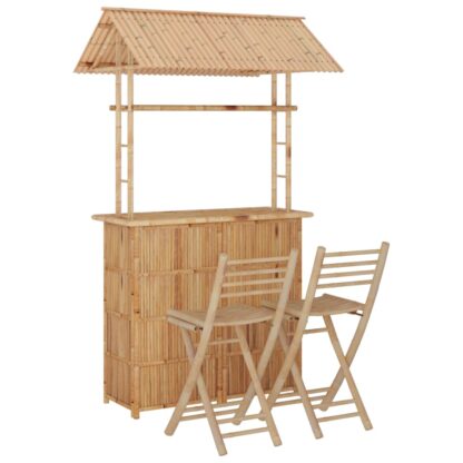 3-tlg. Bar-Set Bambus - Image 2