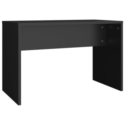 Schminktisch-Set mit LED Schwarz Holzwerkstoff - Image 8