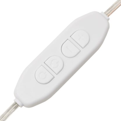 Schminktisch-Set mit LED Schwarz Holzwerkstoff - Image 10