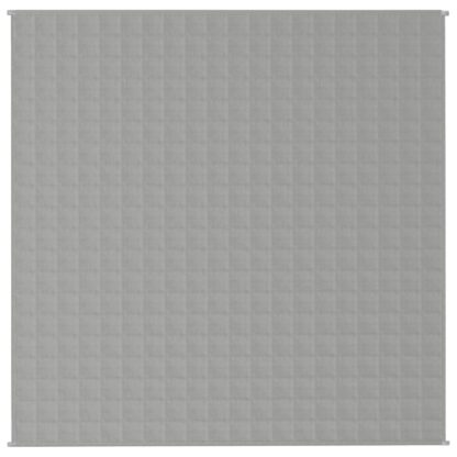 Gewichtsdecke Grau 200x200 cm 9 kg Stoff - Image 2