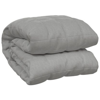 Gewichtsdecke Grau 200x200 cm 9 kg Stoff - Image 3