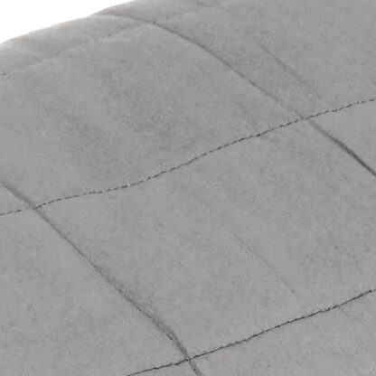 Gewichtsdecke Grau 200x200 cm 9 kg Stoff - Image 4