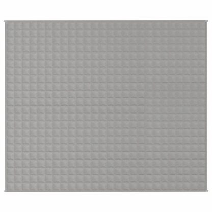 Gewichtsdecke Grau 220x260 cm 11 kg Stoff - Image 2