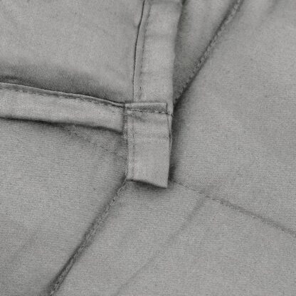 Gewichtsdecke Grau 220x260 cm 11 kg Stoff - Image 5