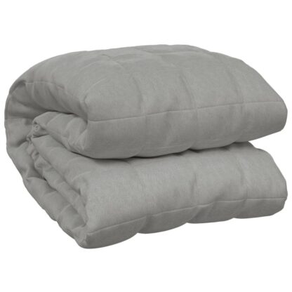 Gewichtsdecke Grau 235x290 cm 11 kg Stoff - Image 3