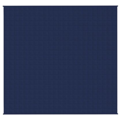 Gewichtsdecke Blau 220x235 cm 15 kg Stoff - Image 2