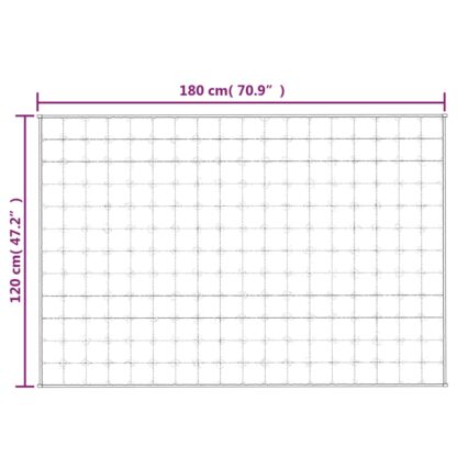 Gewichtsdecke Grau 120x180 cm 5 kg Stoff - Image 6