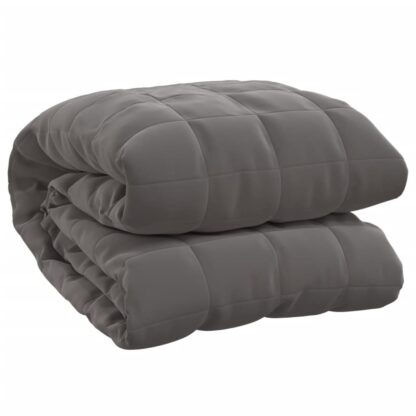 Gewichtsdecke Grau 200x225 cm 13 kg Stoff - Image 3