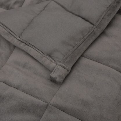 Gewichtsdecke Grau 220x235 cm 11 kg Stoff - Image 5