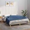 Gewichtsdecke Blau 138x200 cm 6 kg Stoff