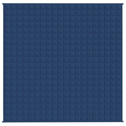 Gewichtsdecke Blau 200x200 cm 13 kg Stoff - Image 2
