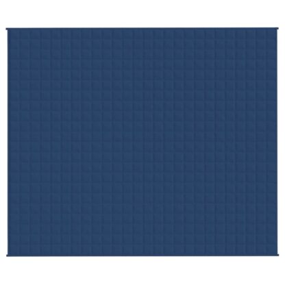 Gewichtsdecke Blau 220x260 cm 11 kg Stoff - Image 2