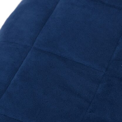Gewichtsdecke Blau 235x290 cm 11 kg Stoff - Image 4