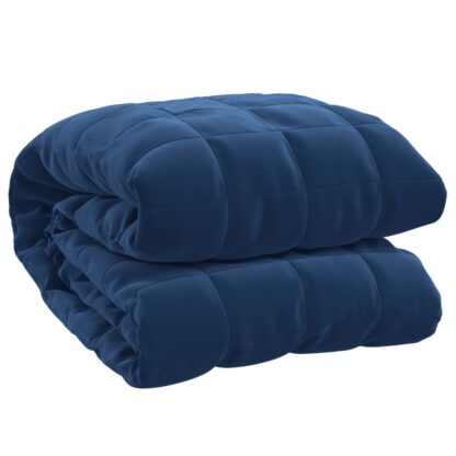 Gewichtsdecke Blau 235x290 cm 15 kg Stoff - Image 3