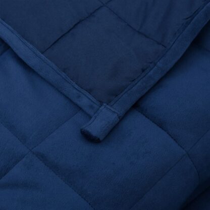 Gewichtsdecke Blau 235x290 cm 15 kg Stoff - Image 5