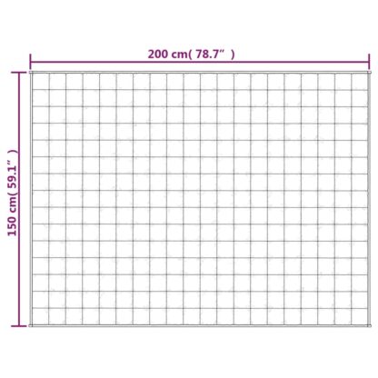 Gewichtsdecke Hellcreme 150x200 cm 7 kg Stoff - Image 6