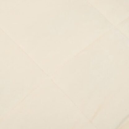 Gewichtsdecke Hellcreme 200x200 cm 13 kg Stoff - Image 4