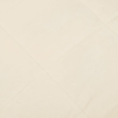 Gewichtsdecke Hellcreme 200x225 cm 13 kg Stoff - Image 4