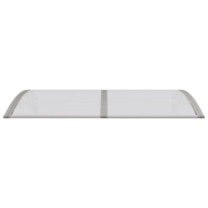 Türvordach Grau 150x75 cm Polycarbonat - Image 3