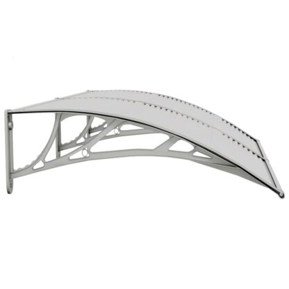 Türvordach Grau 150x75 cm Polycarbonat - Image 4