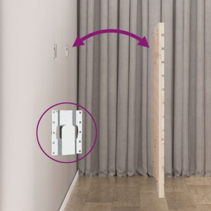 Wand-Kopfteil 106x3x91,5 cm Massivholz Kiefer - Image 6