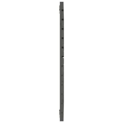 Wand-Kopfteil Grau 106x3x91,5 cm Massivholz Kiefer - Image 5