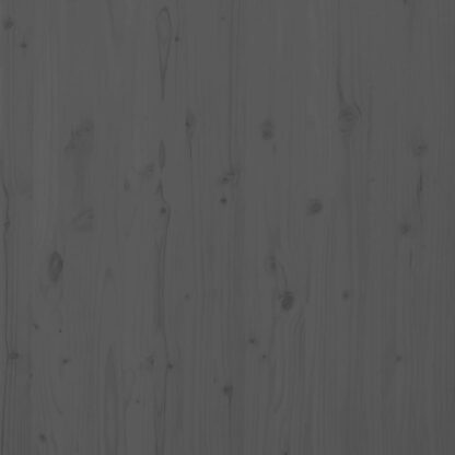 Wand-Kopfteil Grau 106x3x91,5 cm Massivholz Kiefer - Image 7