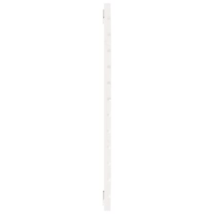 Wand-Kopfteil Weiß 96x3x91,5 cm Massivholz Kiefer - Image 5