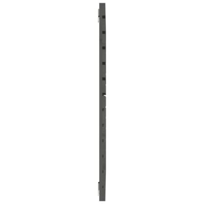 Wand-Kopfteil Grau 126x3x91,5 cm Massivholz Kiefer - Image 5