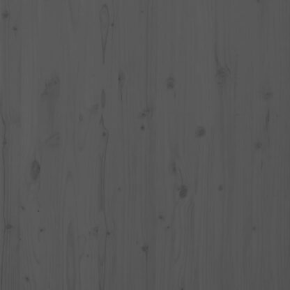 Wand-Kopfteil Grau 146x3x91,5 cm Massivholz Kiefer - Image 7