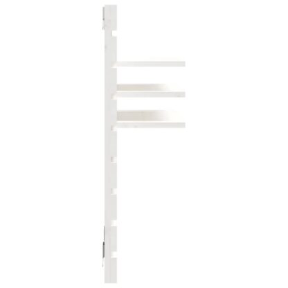 Wand-Nachttische 2 Stk. Weiß Massivholz Kiefer - Image 7