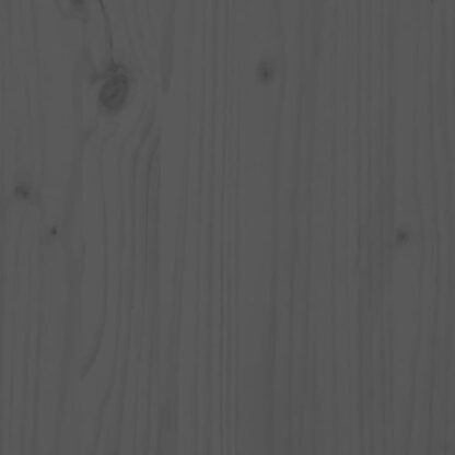 Wand-Nachttische 2 Stk. Grau Massivholz Kiefer - Image 9
