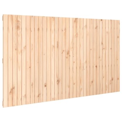 Wand-Kopfteil 204x3x110 cm Massivholz Kiefer - Image 2