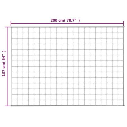 Gewichtsdecke Grau 137x200 cm 6 kg Stoff - Image 6