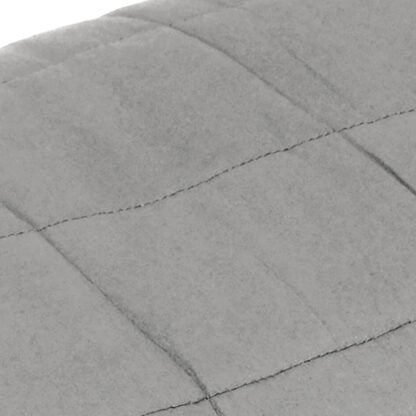 Gewichtsdecke Grau 140x200 cm 6 kg Stoff - Image 4