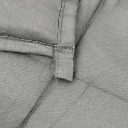 Gewichtsdecke Grau 140x200 cm 6 kg Stoff - Image 5