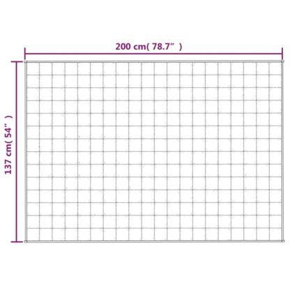Gewichtsdecke Grau 137x200 cm 10 kg Stoff - Image 6