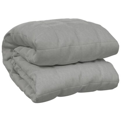 Gewichtsdecke Grau 152x203 cm 11 kg Stoff - Image 3