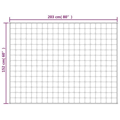 Gewichtsdecke Grau 152x203 cm 11 kg Stoff - Image 6