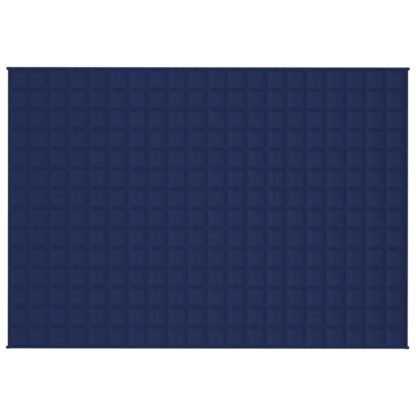 Gewichtsdecke Blau 140x200 cm 6 kg Stoff - Image 2