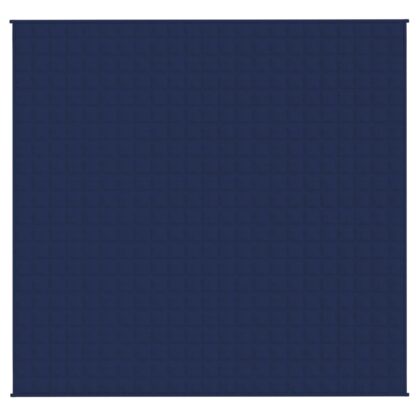Gewichtsdecke Blau 220x230 cm 15 kg Stoff - Image 2