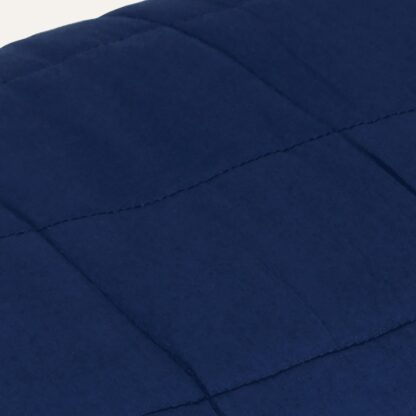 Gewichtsdecke Blau 220x230 cm 15 kg Stoff - Image 4