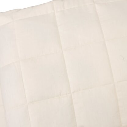 Gewichtsdecke Hellcreme 200x220 cm 13 kg Stoff - Image 4