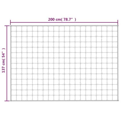 Gewichtsdecke Grau 137x200 cm 10 kg Stoff - Image 6