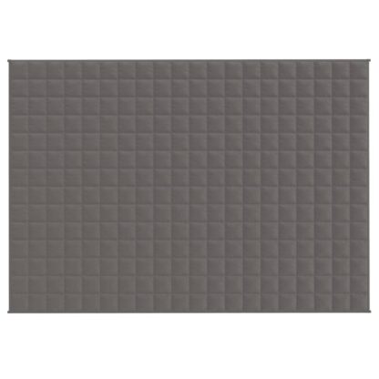 Gewichtsdecke Grau 140x200 cm 10 kg Stoff - Image 2