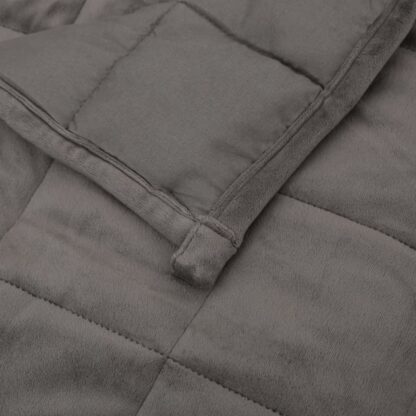 Gewichtsdecke Grau 152x203 cm 7 kg Stoff - Image 5